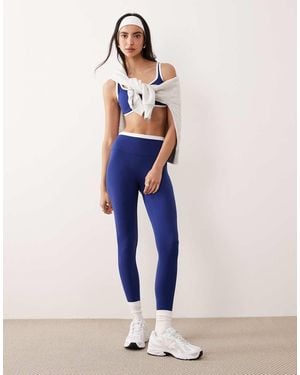 Abercrombie & Fitch Ypb 7/8 Leggings Co-Ord - Blue