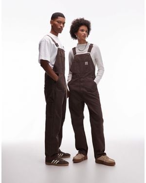 Levi's – workwear unisex capsule – straight latzhose - Weiß