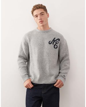 KTZ Oversized Knitted Jumper - Grey