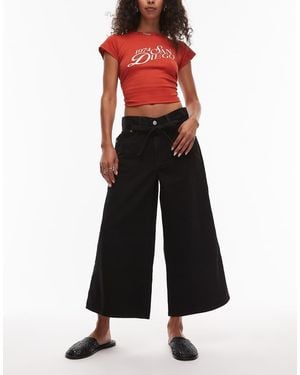 Levi's Xl Wide Leg Culotte Jeans - White