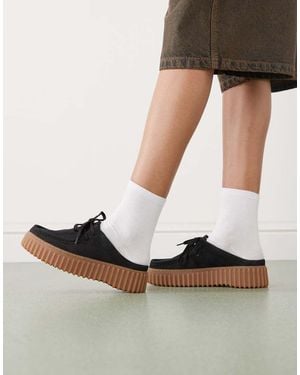 Clarks Mules Negros De Nobuk Torhill De - Gris