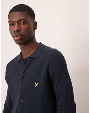 Lyle & Scott Long Sleeve Linen Shirt - Blue