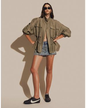 ASOS – strukturierte hemdjacke - Blau