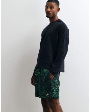 Nike Club Woven Sci-fi Print Shorts - Blue