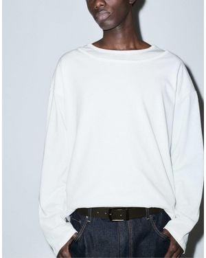 Pull&Bear – wendegürtel mit lederoptik - Weiß