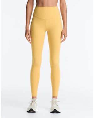 Oysho Comfortlux High-Rise Ankle-Length Leggings - Yellow
