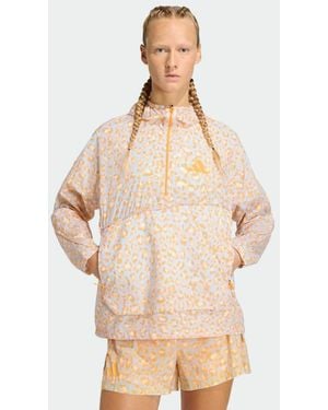 adidas Originals Terrex Xploric Clima365 Printed Wind Anorak - Natural