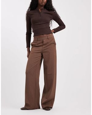 Object Weite, elegante hose als kombiteil - Braun
