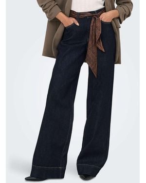 ONLY Jean ample - foncé - Bleu