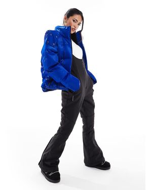 South Beach Chaqueta De Esquí Azul Acolchada Con Capucha De
