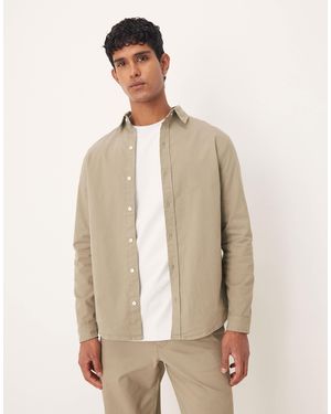 ASOS Co-ord Long Sleeve Shirt - Natural