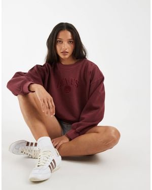 Levi's Vintage boxy-sweatshirt mit logoprint - Rot