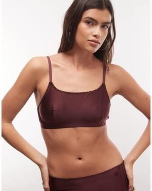 adidas Originals comfort-satin-bandeau-bralette - Braun