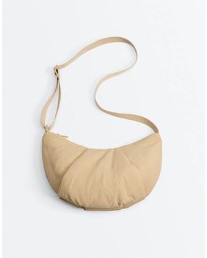 Oysho Quilted Crossbody Bag - White