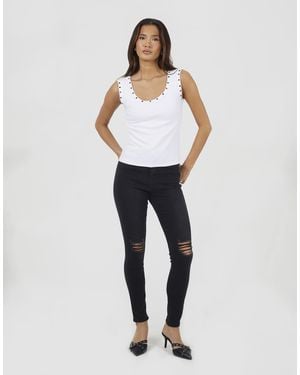 Brave Soul – eng geschnittene jeans - Schwarz