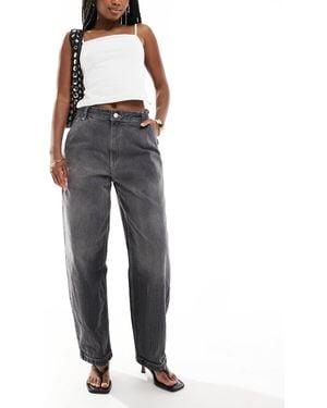 Bershka baggy Skater Jeans - Gray