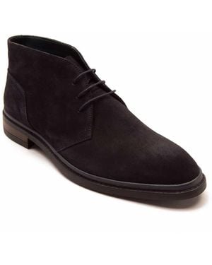 Thomas Crick 'Santiago' Suede Chukka Ankle Lace-Up Leather Boots - Black