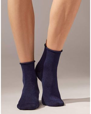 Calzedonia Glitter Socks - Blue