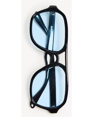 Bershka – kunstharz-sonnenbrille - Blau