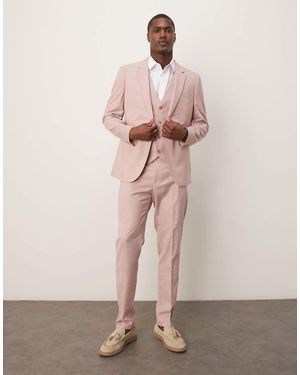 ASOS Wedding Skinny Suit Jacket - Pink