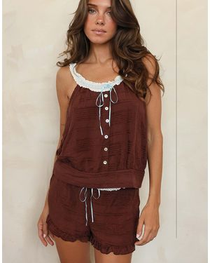 Dippin' Daisy's Blonde Roast Tank Top - Brown