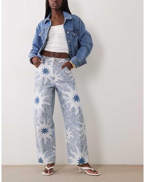 Never Fully Dressed Ellie Denim Twill Trousers - Blue