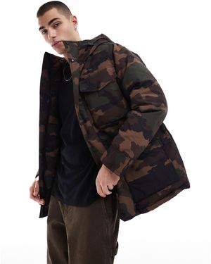 Superdry – everest – tactical-parka - Schwarz
