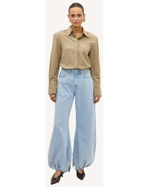 Loavies Heavenly Embrace Balloon Jeans - Blue