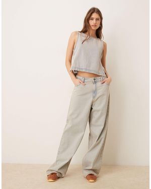 JJXX Co-ord Kyoto baggy Jeans - Natural