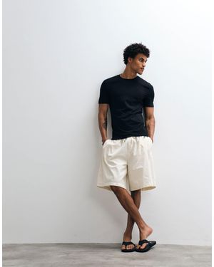 Weekday Oversized Linen Blend Shorts - Multicolour