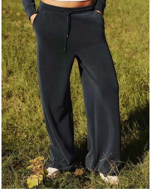 Stradivarius Soft-touch Palazzo Trousers - Green