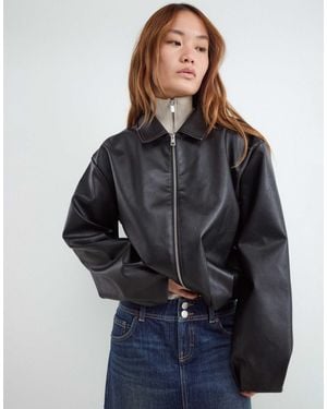 Balmohk – lederjacke - Grau