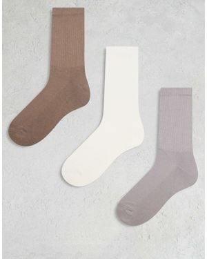 ASOS 3 Pack Socks - White