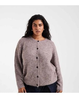 Vero Moda Cardigan Morbido E Soffice - Marrone