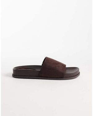 Glamorous Sandalen Met Voetbed - Bruin
