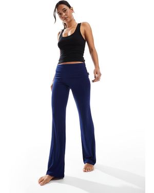 Cotton On Cotton On Sleep Recovery Roll Waist Pyjama Bottoms - Blue