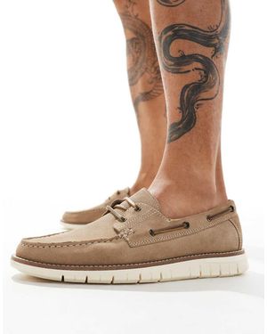 ASOS Scarpe Da Barca Stringate - Marrone