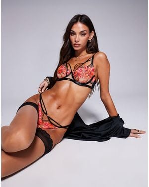 Ann Summers – faithful – unwattierter balconette-bh - Rot