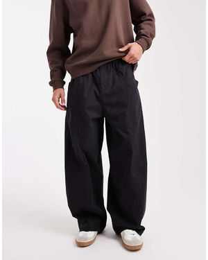 ASOS Oversized Baggy Trousers - Black