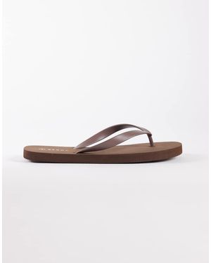 SEQWL Flip Flops - Brown