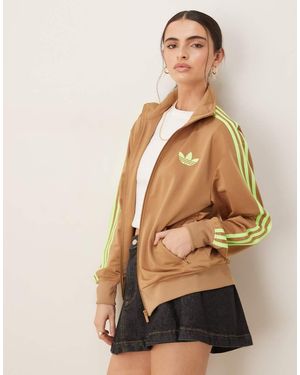 adidas Originals Firebird Loose Track Top - Natural