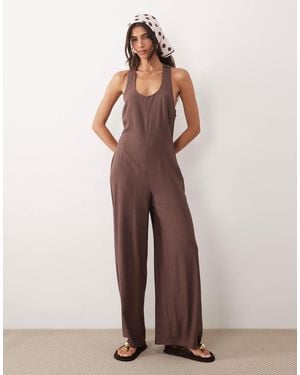 ASOS – jumpsuit - Braun