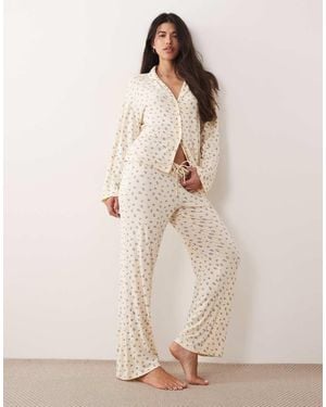 Gina Tricot Mix And Match Lounge Pyjama Bottoms - Natural
