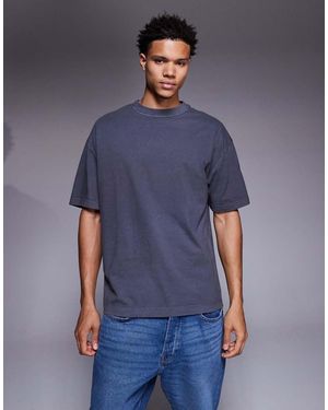 River Island Oversized Washed T-shirt - Blue