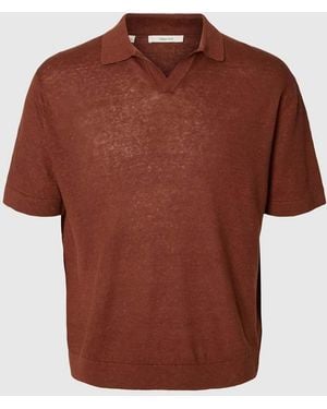 SELECTED Polo -Rojo