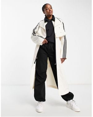 adidas Originals 'always Original' Trench Coat - White