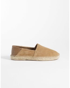 Mango Real Suede Summer Shoes - White
