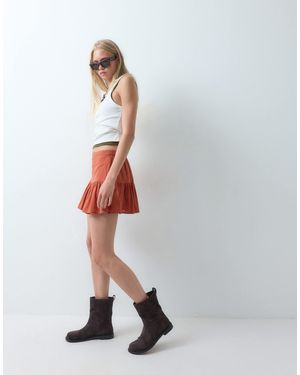 ASOS Mini-skort mit tiefer taille - Weiß