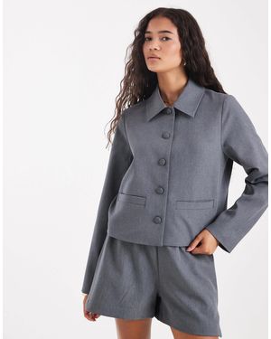 Vero Moda Tailored Smart Blazer Co-ord - Gray