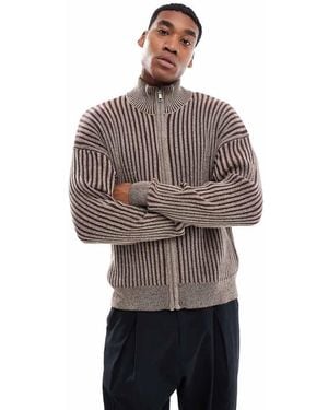 Cotton On Cotton On Zip Through Knit - Brown